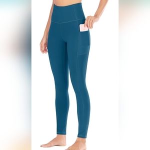 Ewedoos Full Length High Waist Leggings with Pockets